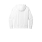 Nike Women's Club Fleece Sleeve Swoosh Pullover Hoodie - White