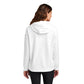 Nike Women's Club Fleece Sleeve Swoosh Pullover Hoodie - White