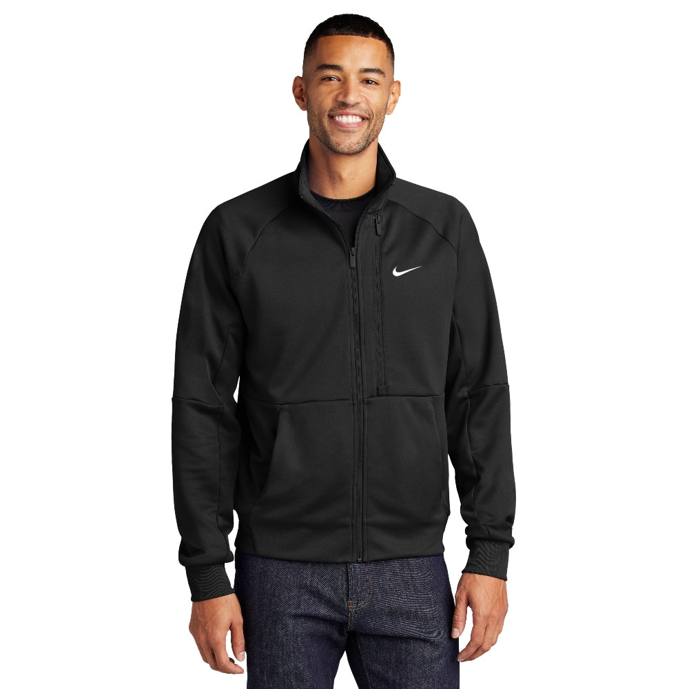 Nike Full-Zip Chest Swoosh Jacket - Black