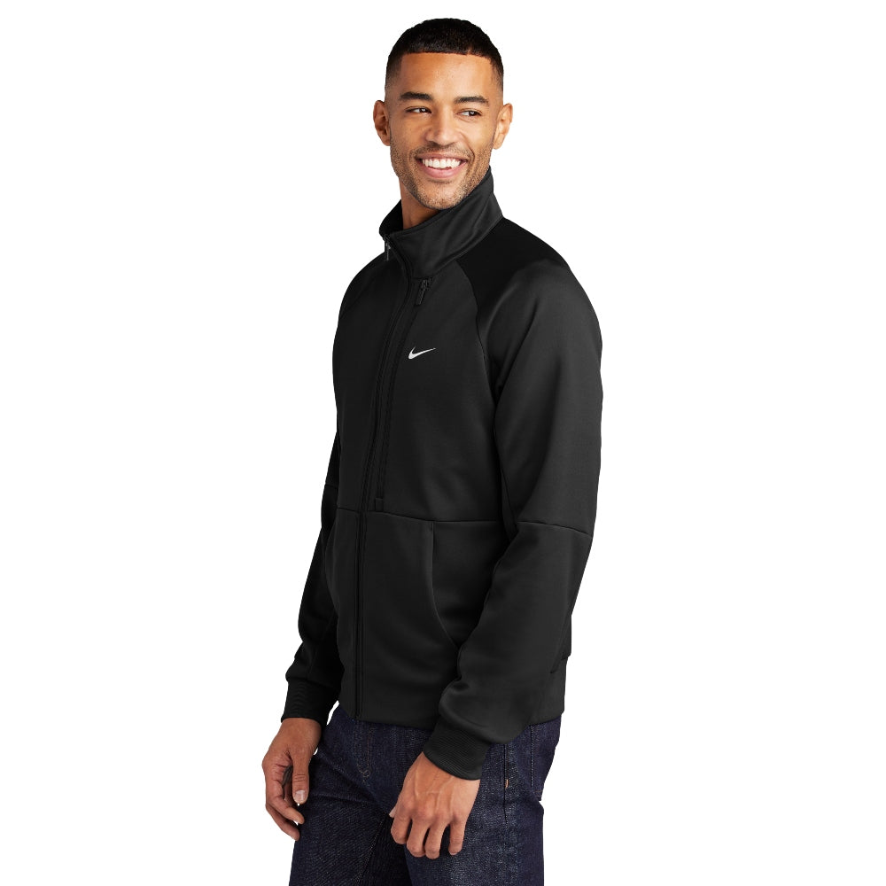 Nike Full-Zip Chest Swoosh Jacket - Black