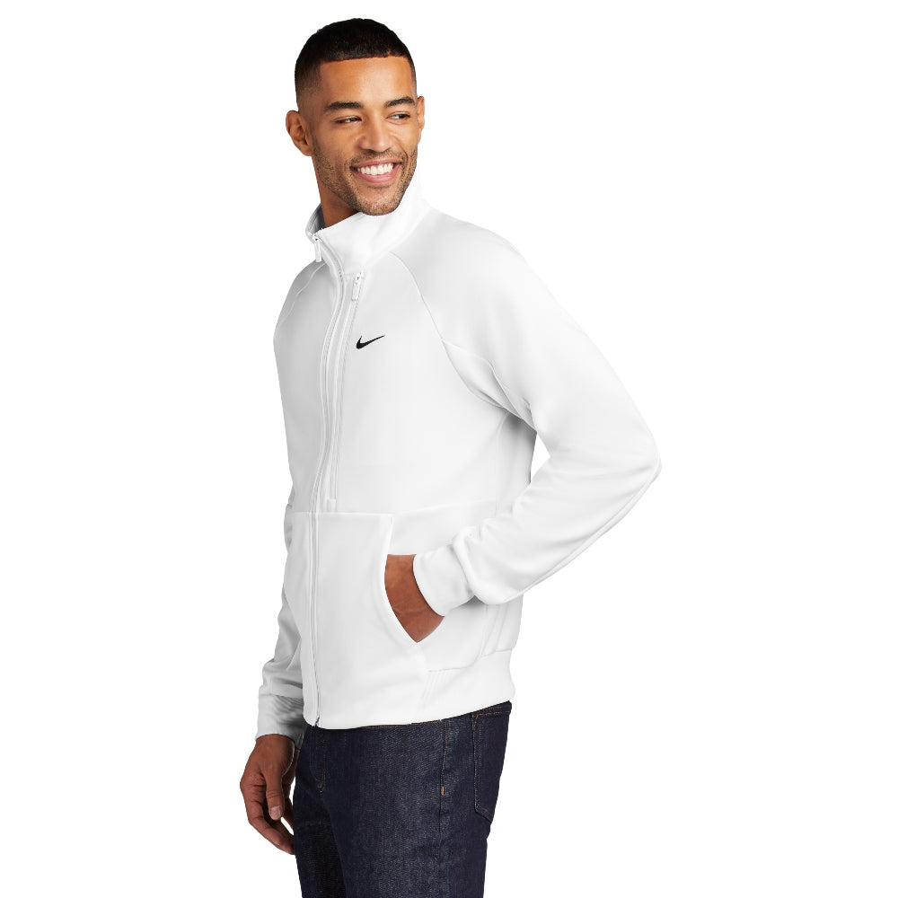 Nike Full-Zip Chest Swoosh Jacket - White