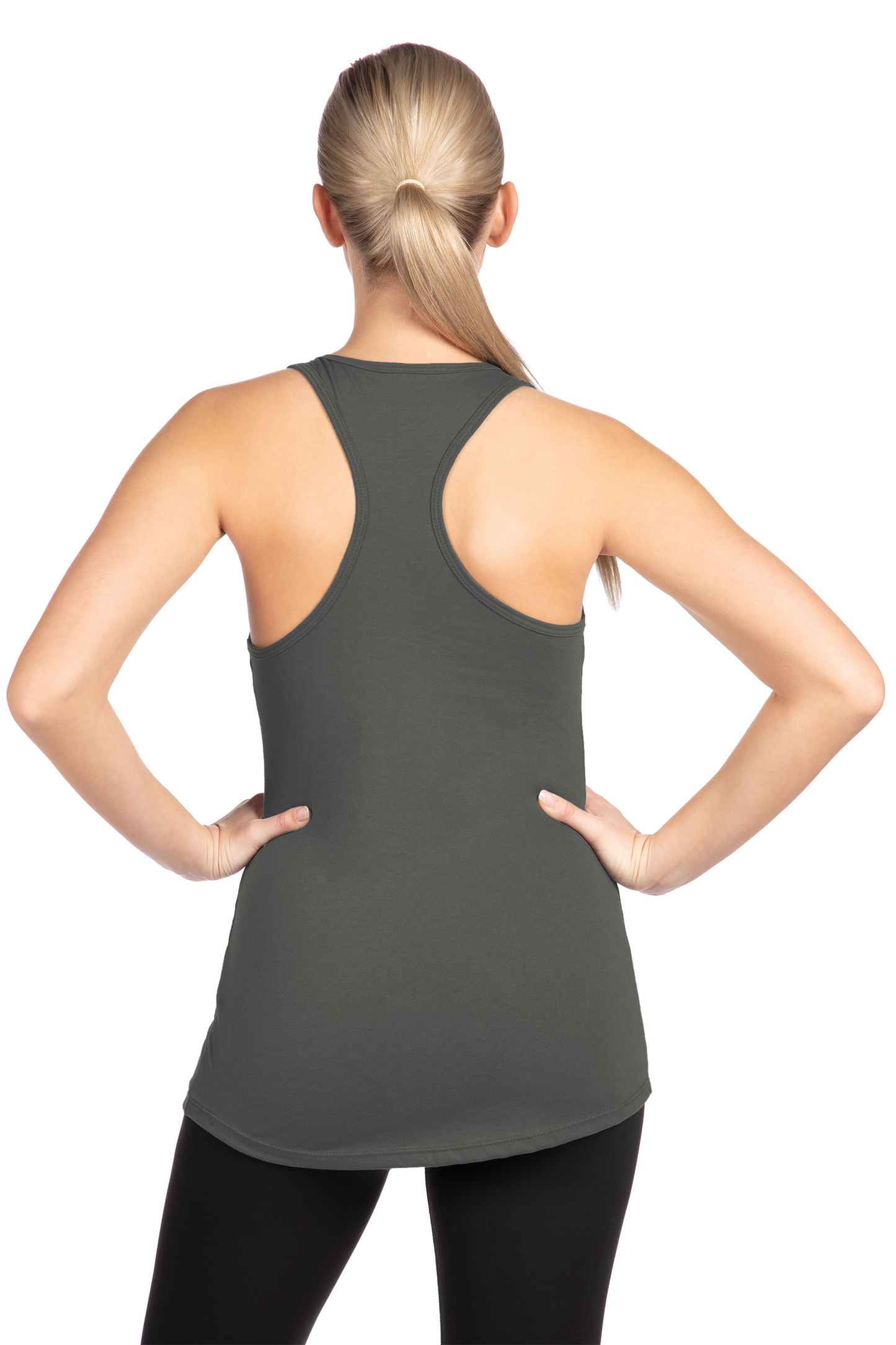 Next Level Apparel® Women’s Ideal Racerback Tank - Dark Grey