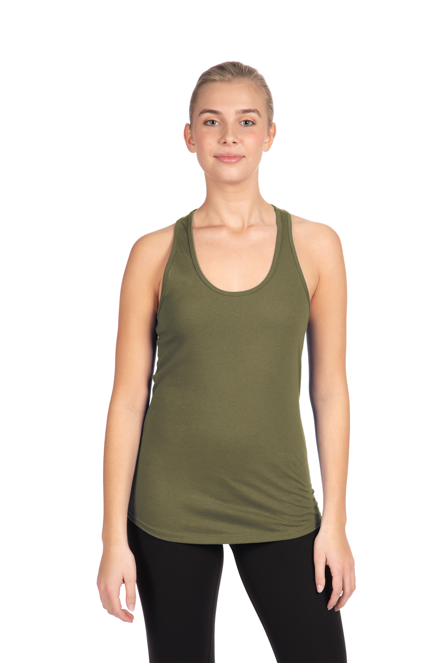 Next Level Apparel® Women’s Ideal Racerback Tank - Military Green