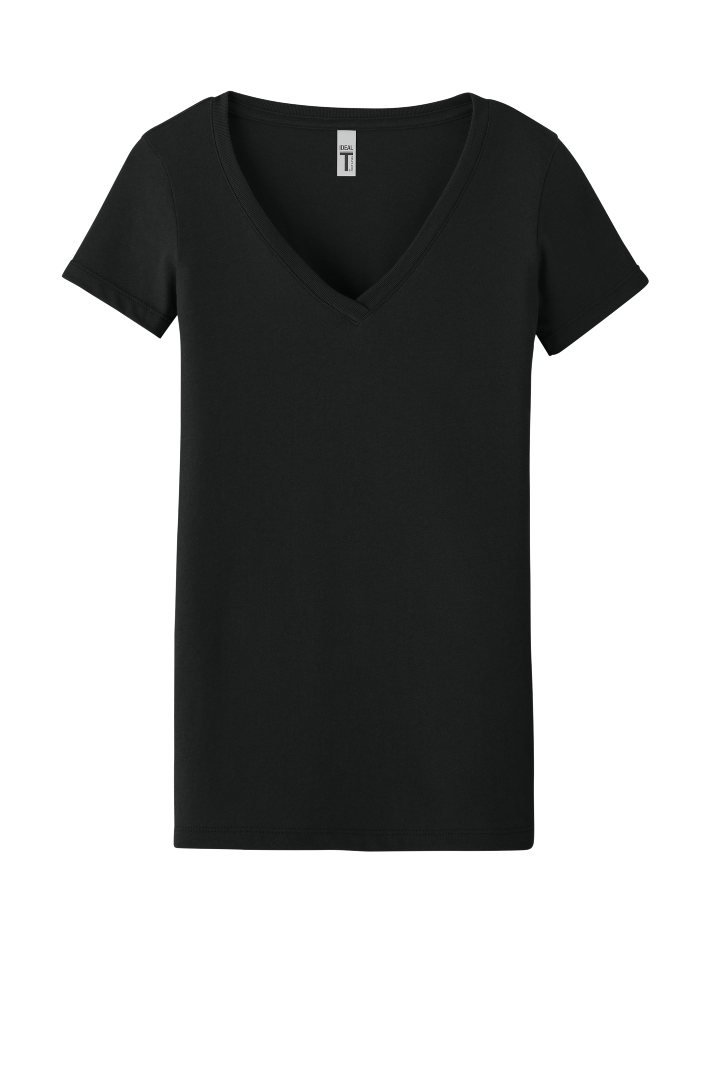 Next Level Apparel® Women’s Ideal V-Neck Tee - Black