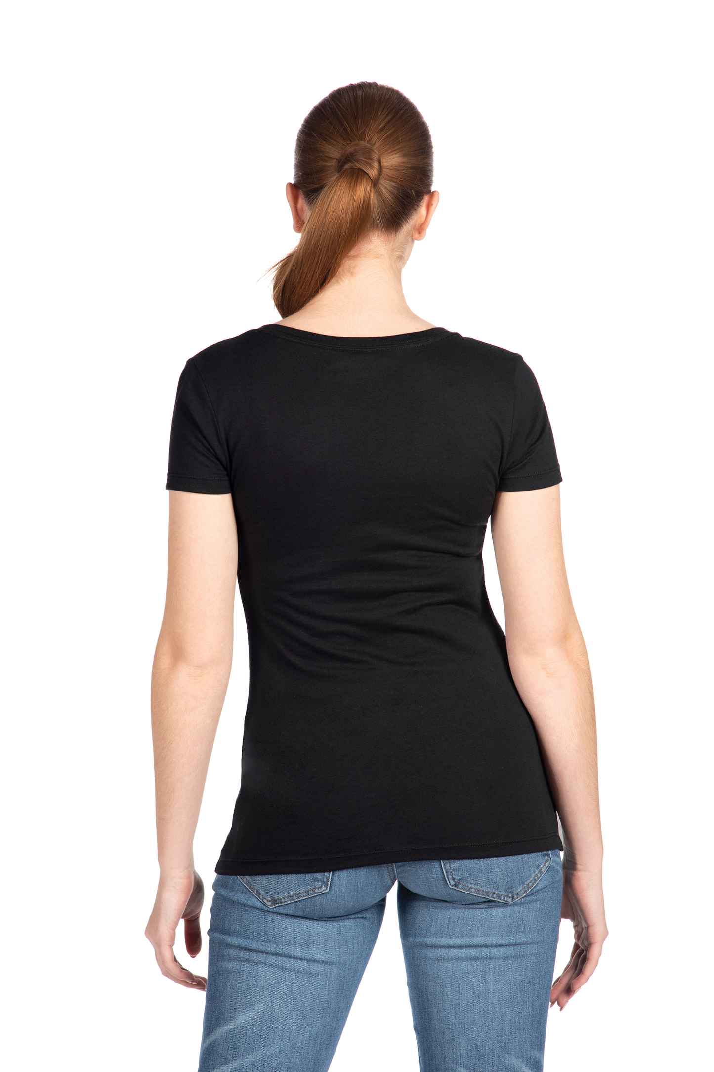 Next Level Apparel® Women’s Ideal V-Neck Tee - Black