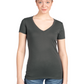 Next Level Apparel® Women’s Ideal V-Neck Tee - Dark Gray