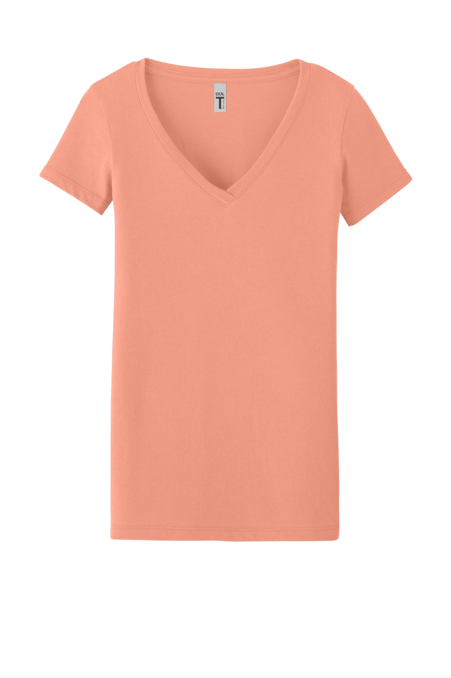 Next Level Apparel® Women’s Ideal V-Neck Tee - Light Orange
