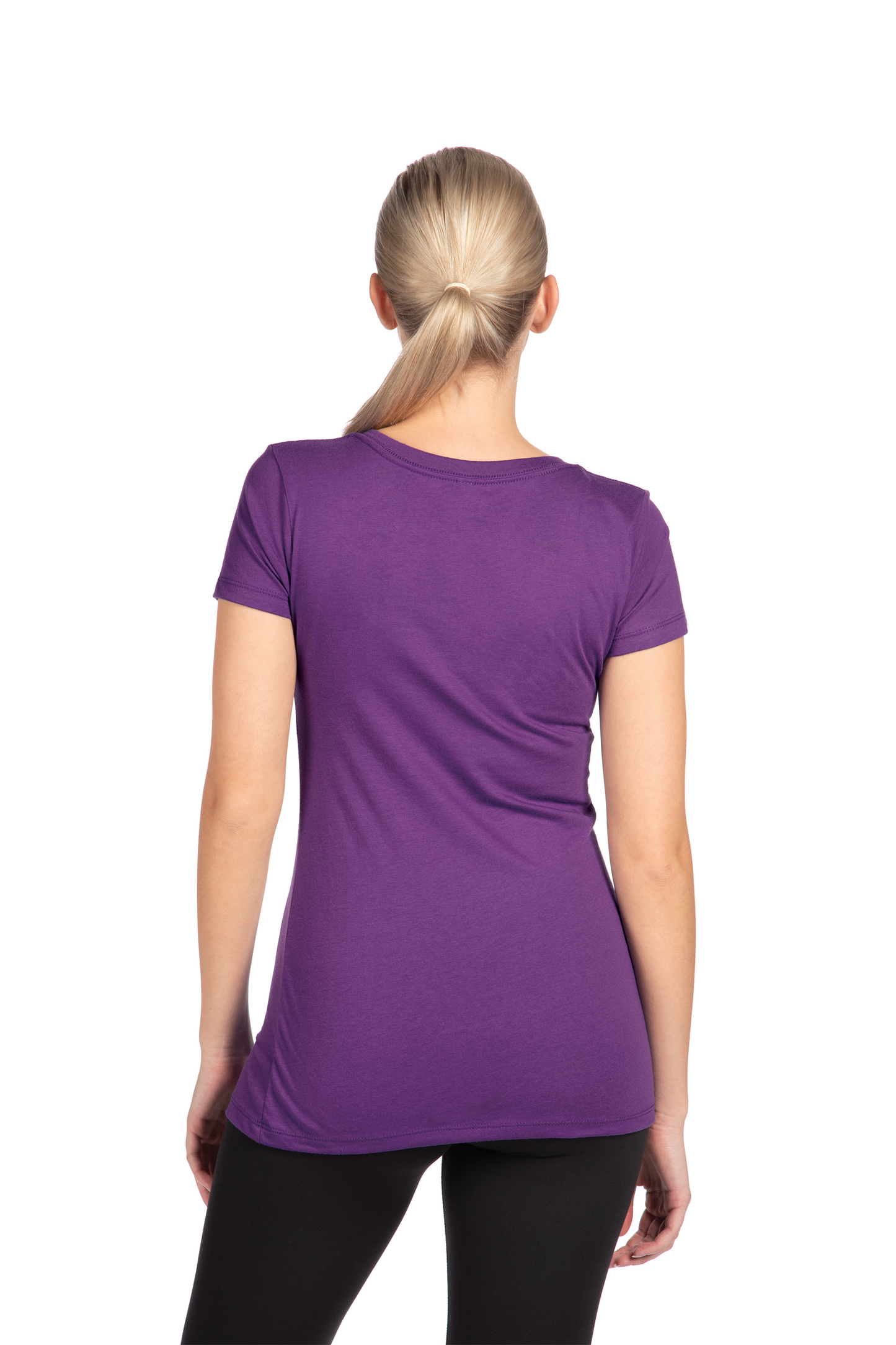 Next Level Apparel® Women’s Ideal V-Neck Tee - Purple Rush