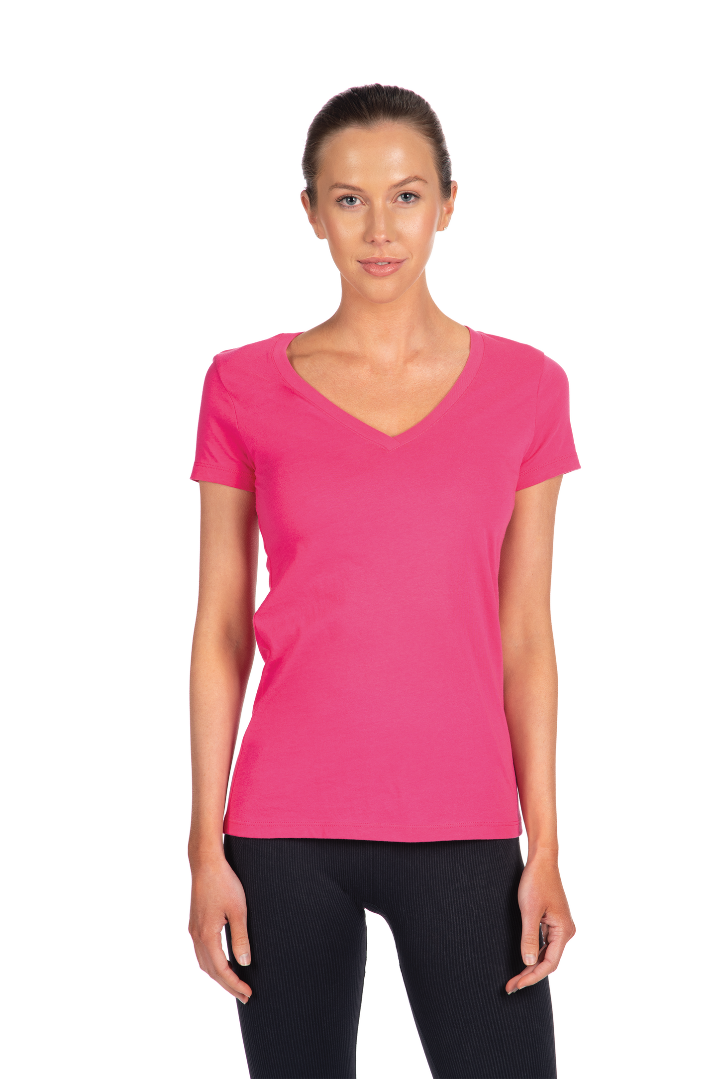 Next Level Apparel® Women’s Ideal V-Neck Tee - Raspberry