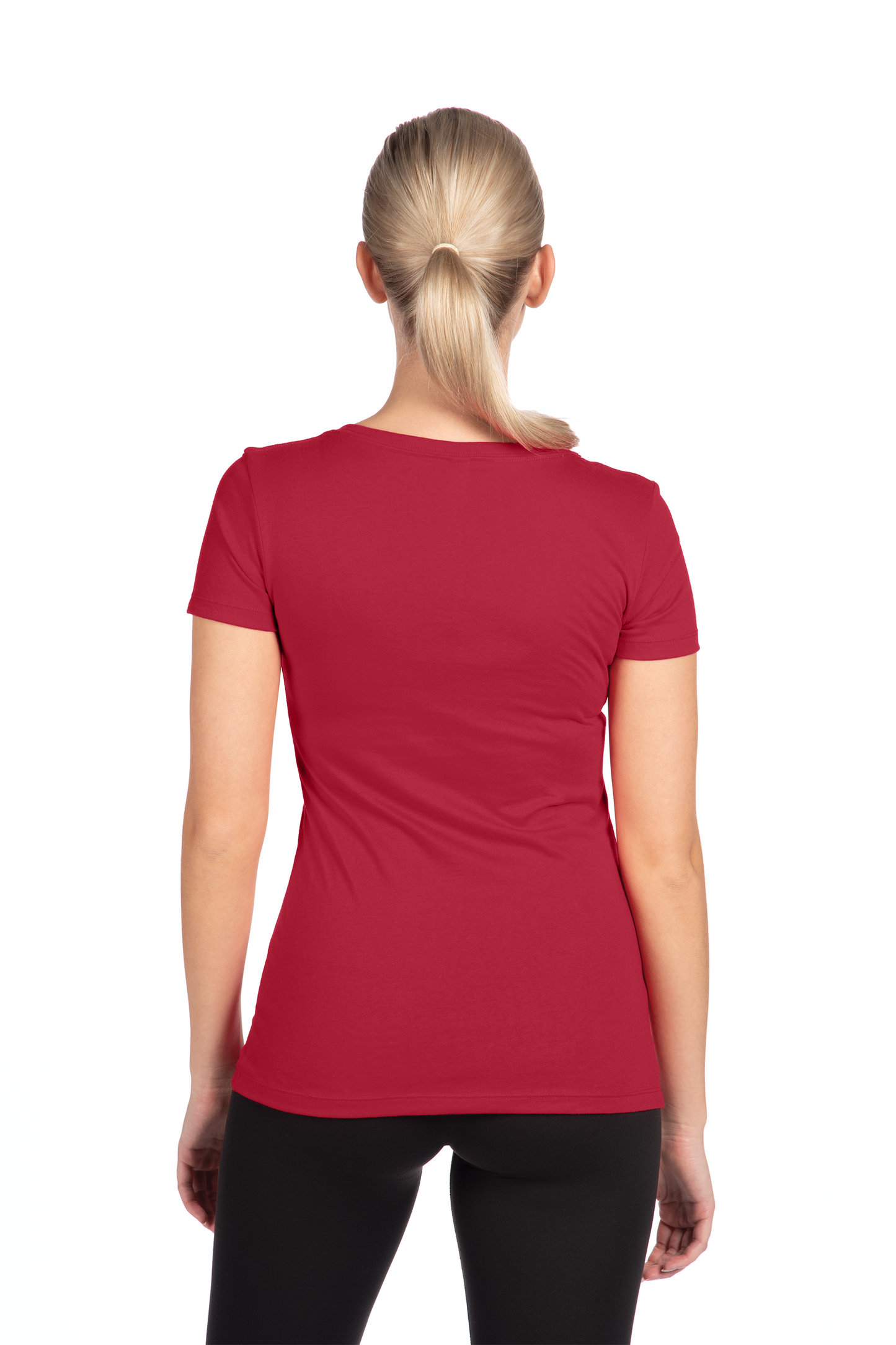 Next Level Apparel® Women’s Ideal V-Neck Tee - Red