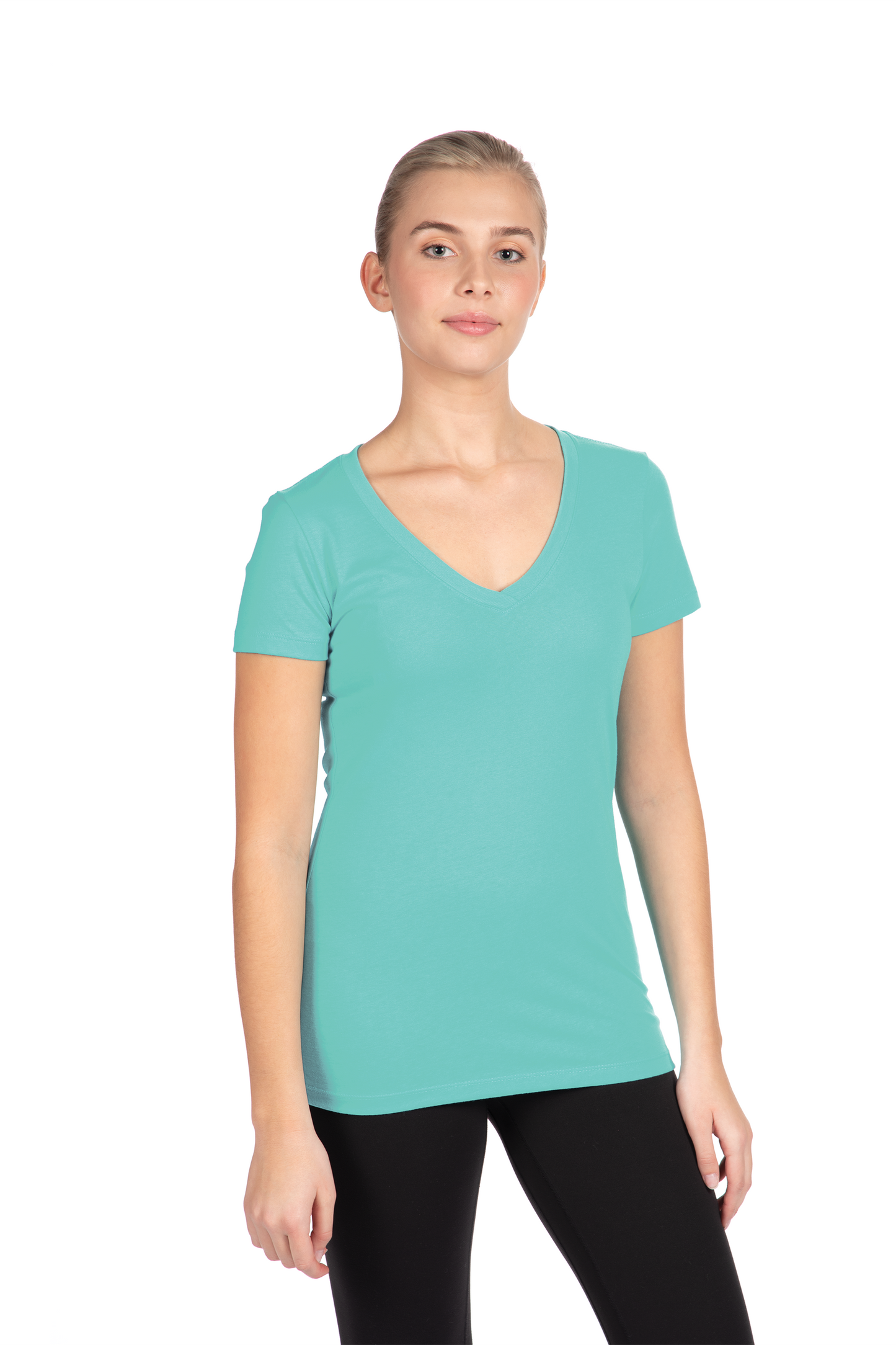 Next Level Apparel® Women’s Ideal V-Neck Tee - Tahti Blue