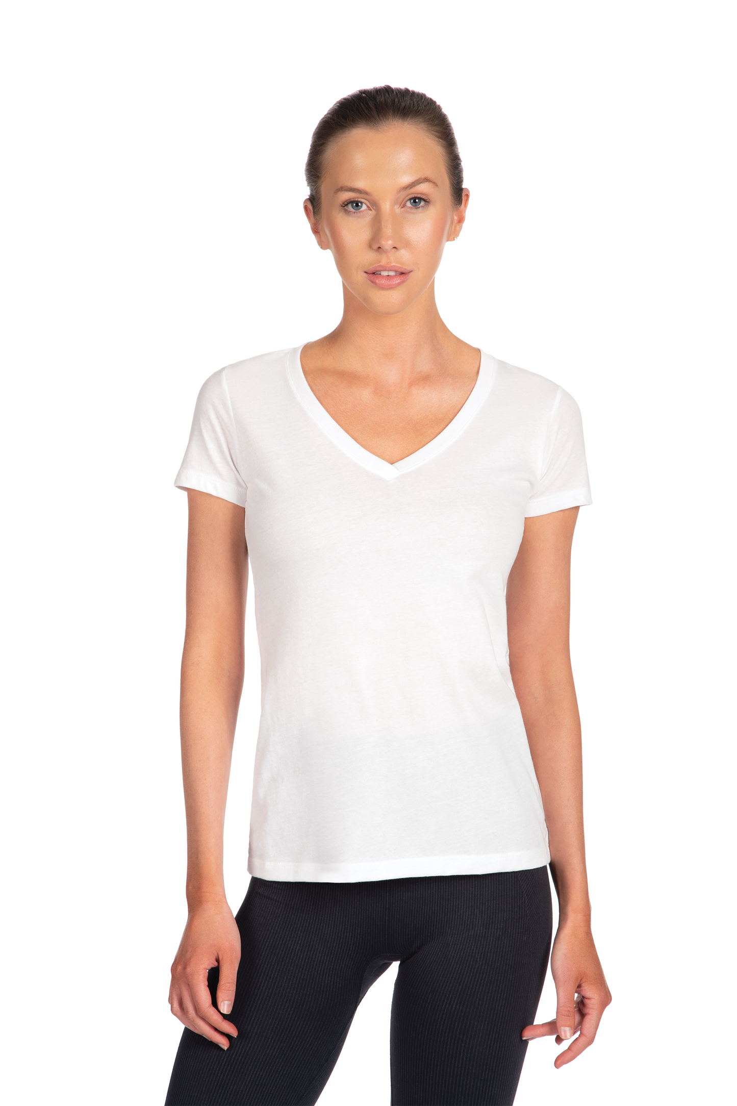 Next Level Apparel® Women’s Ideal V-Neck Tee - White