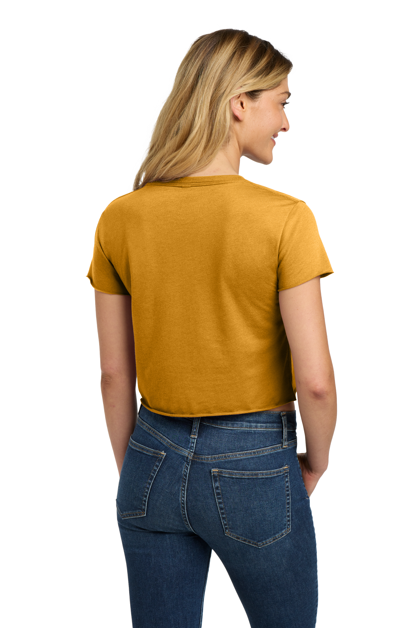 Next Level Apparel® Women’s Festival Cali Crop Tee - Anique Gold