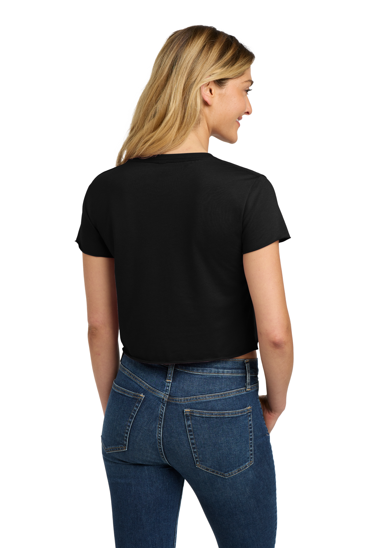 Next Level Apparel® Women’s Festival Cali Crop Tee - Black