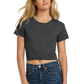 Next Level Apparel® Women’s Festival Cali Crop Tee - Charcoal