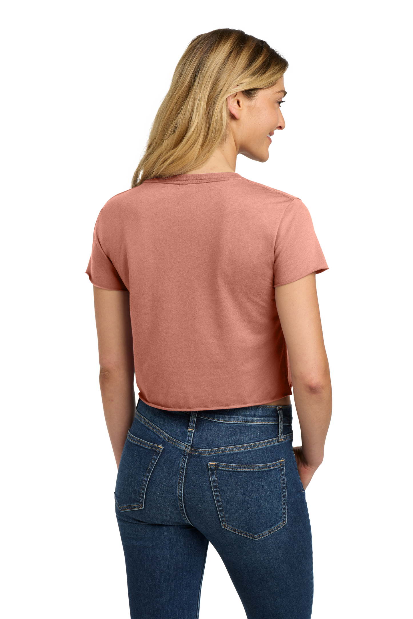 Next Level Apparel® Women’s Festival Cali Crop Tee - Desert Pink
