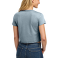 Next Level Apparel® Women’s Festival Cali Crop Tee - Stonewash Denim