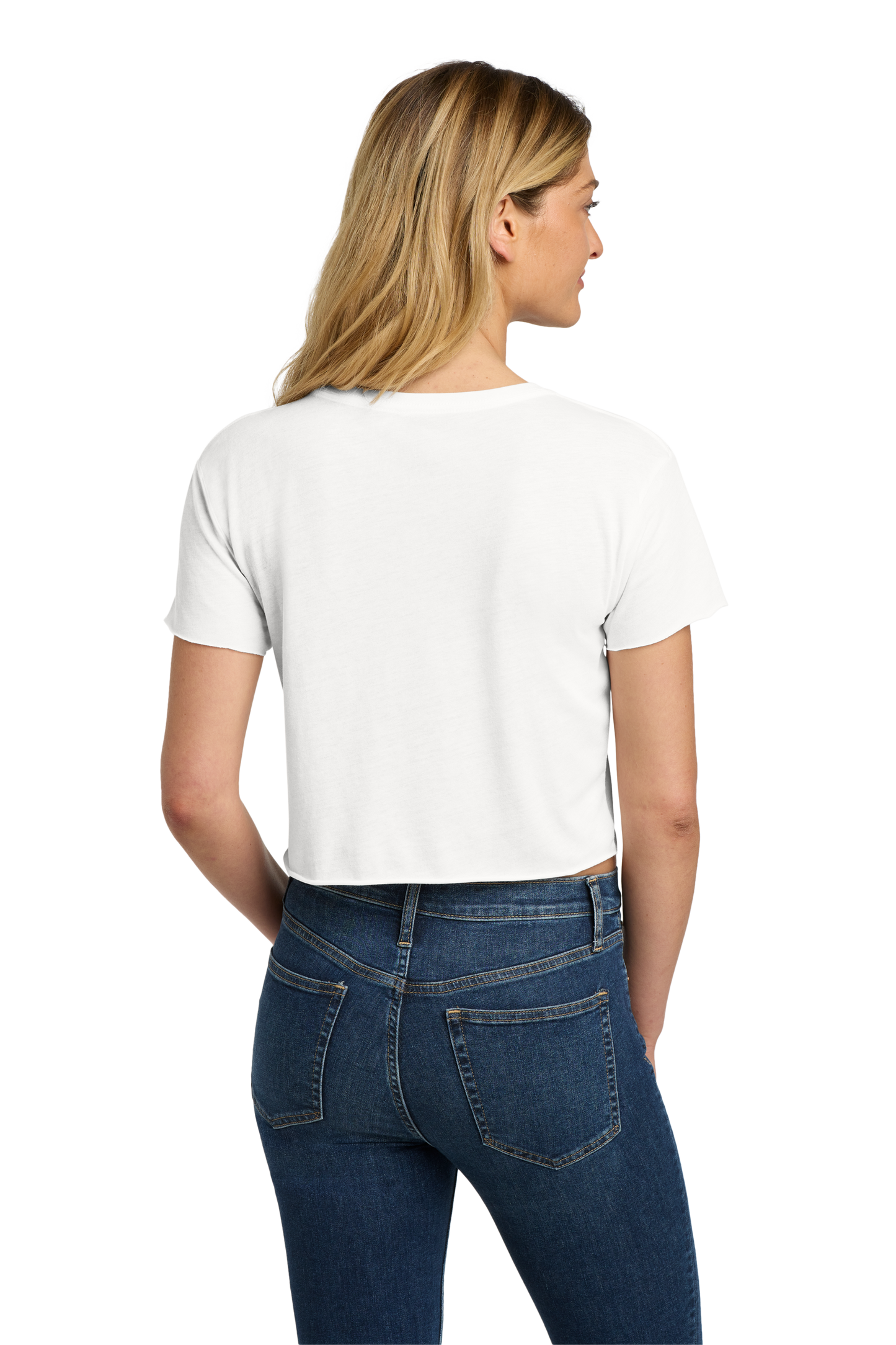 Next Level Apparel® Women’s Festival Cali Crop Tee - White