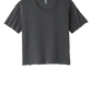 Next Level Apparel® Women’s Festival Cali Crop Tee - Charcoal