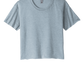 Next Level Apparel® Women’s Festival Cali Crop Tee - Stonewash Denim