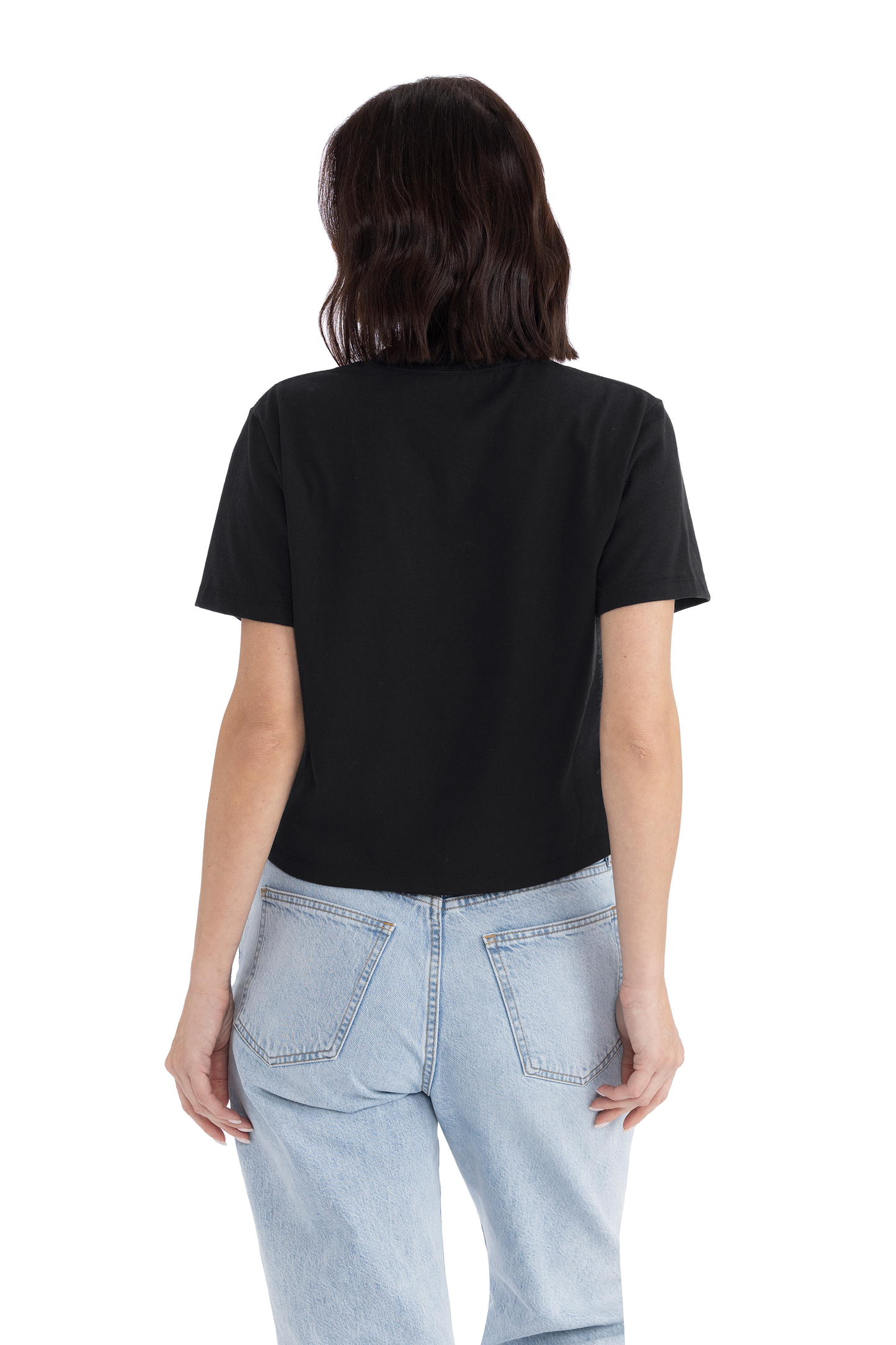 Next Level Apparel® Women’s Heavyweight Boxy Tee - Black