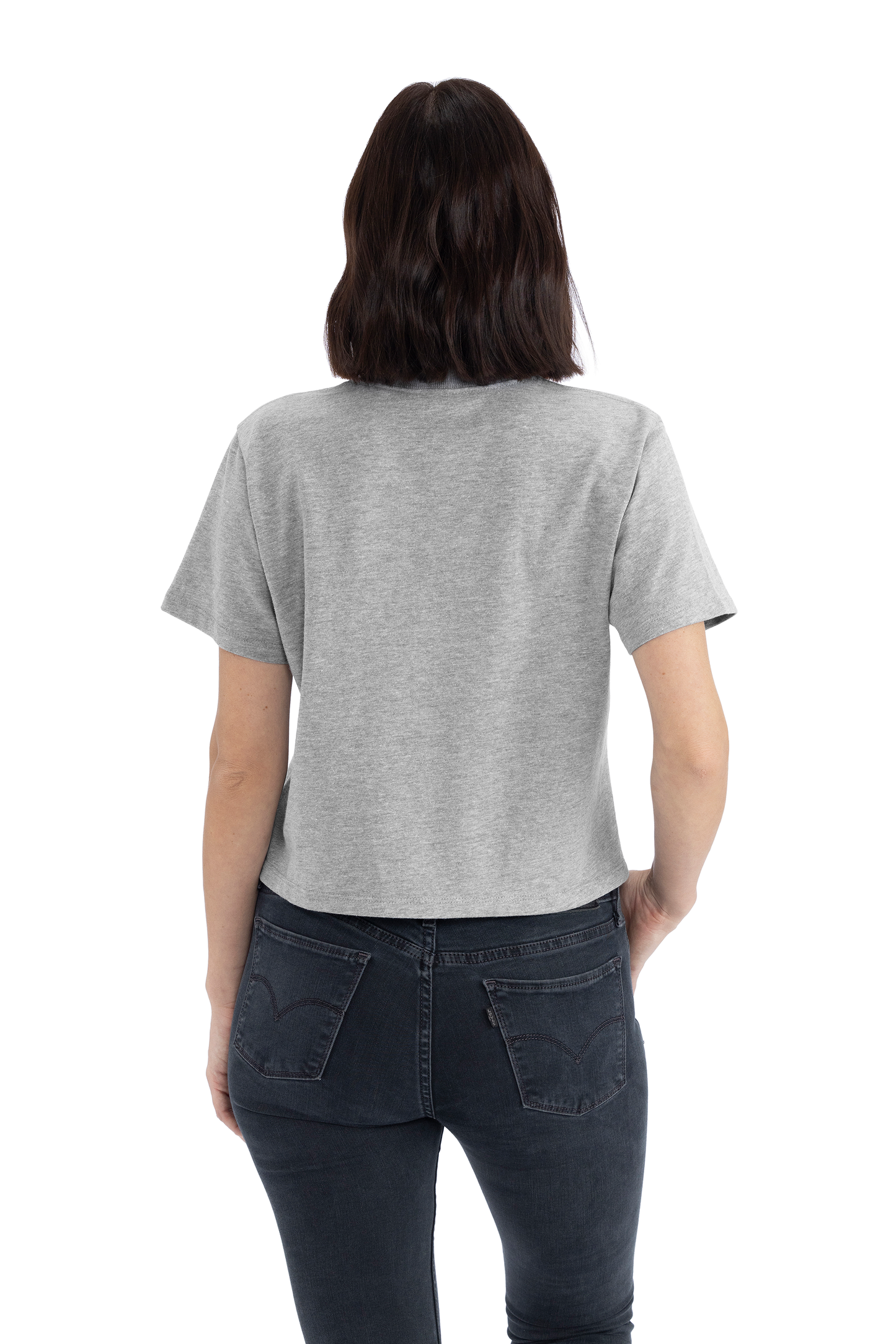 Next Level Apparel® Women’s Heavyweight Boxy Tee - Heather Gray