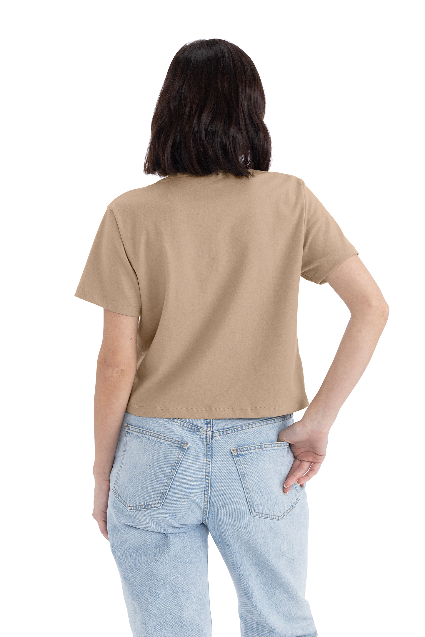 Next Level Apparel® Women’s Heavyweight Boxy Tee - Tan