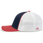 Pacific Headwear Trucker PacFlex Cap - Navy/White/Red