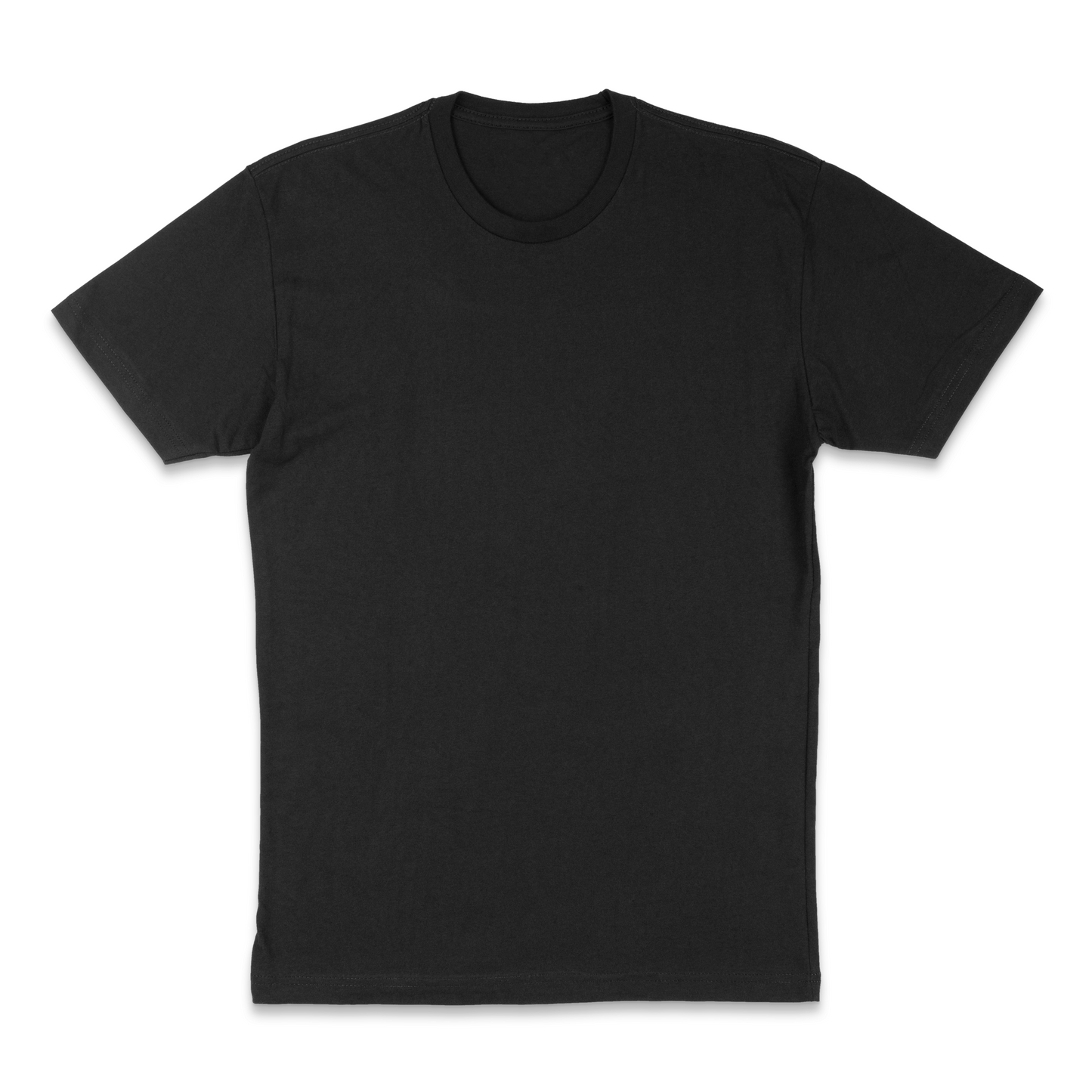 Next Level Fitted Crew Tee - Black