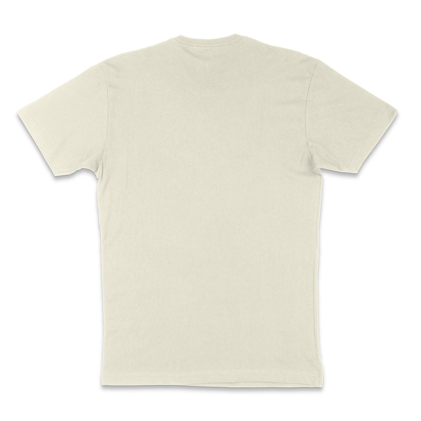 Next Level Fitted Crew Tee - Natural