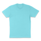 Next Level Fitted Crew Tee - Tahiti Blue