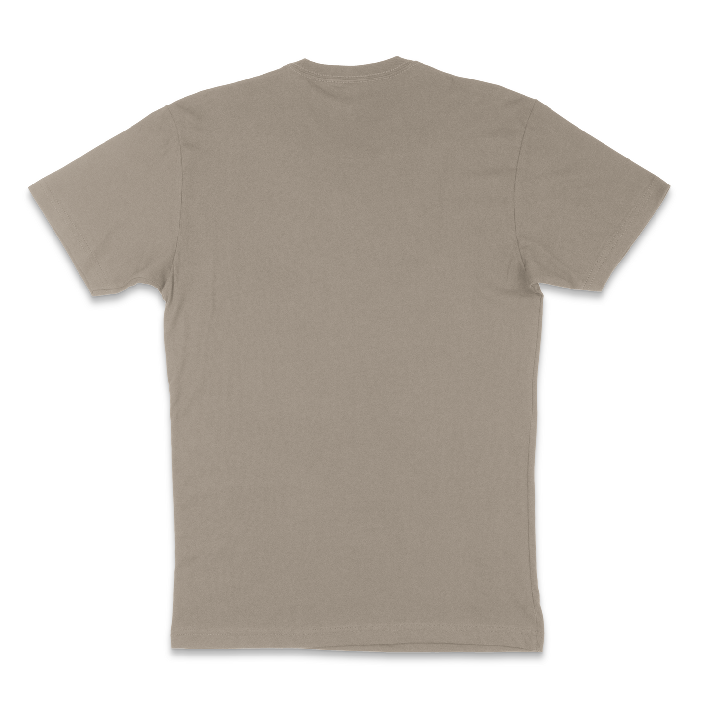 Next Level Fitted Crew Tee - Warm Grey