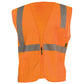 OccuNomix ECO-IMZ Type R Class 2 Value Mesh Safety Vest with Zipper - Orange