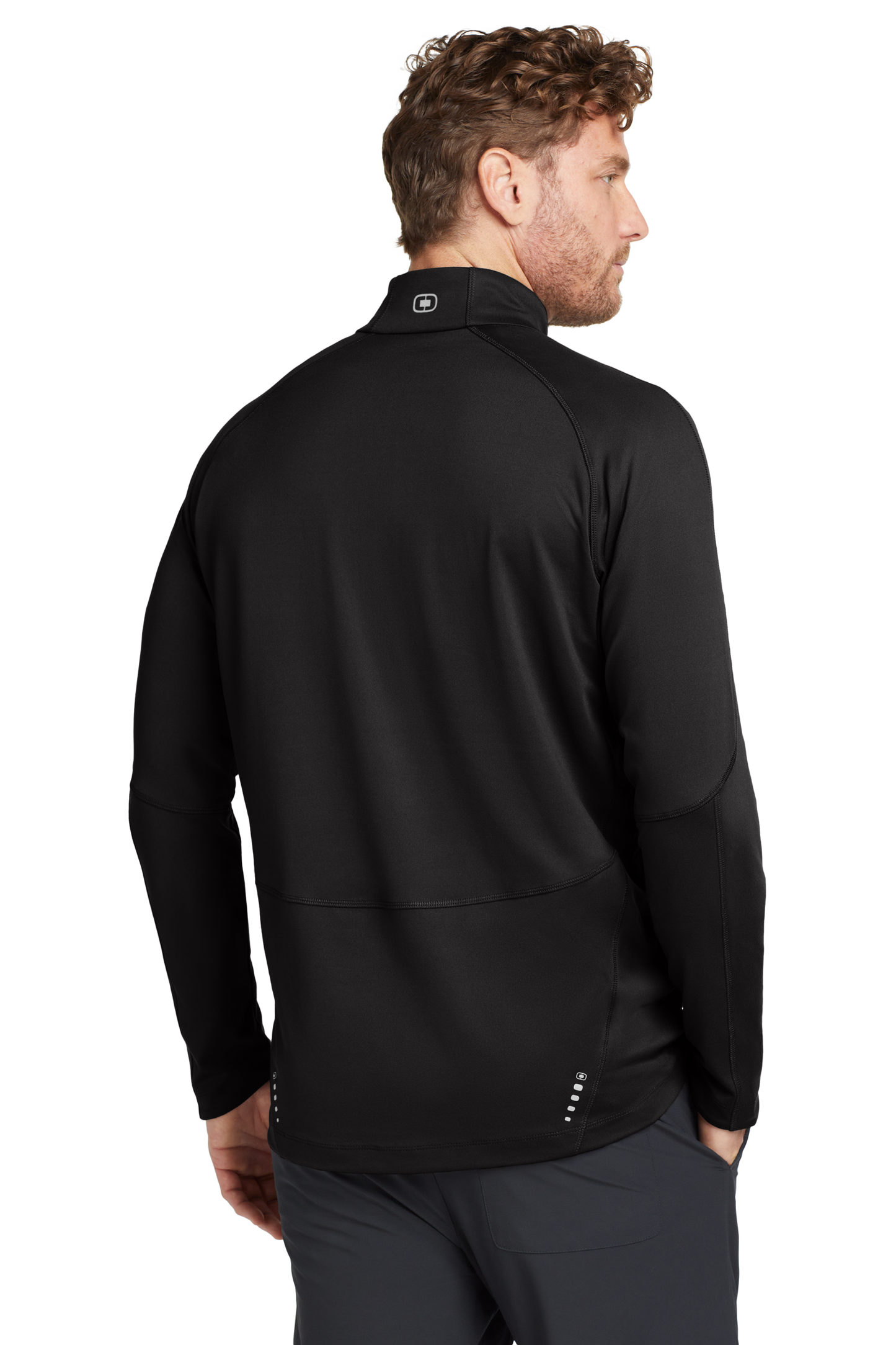 OGIO® Radius 1/4-Zip - Blacktop