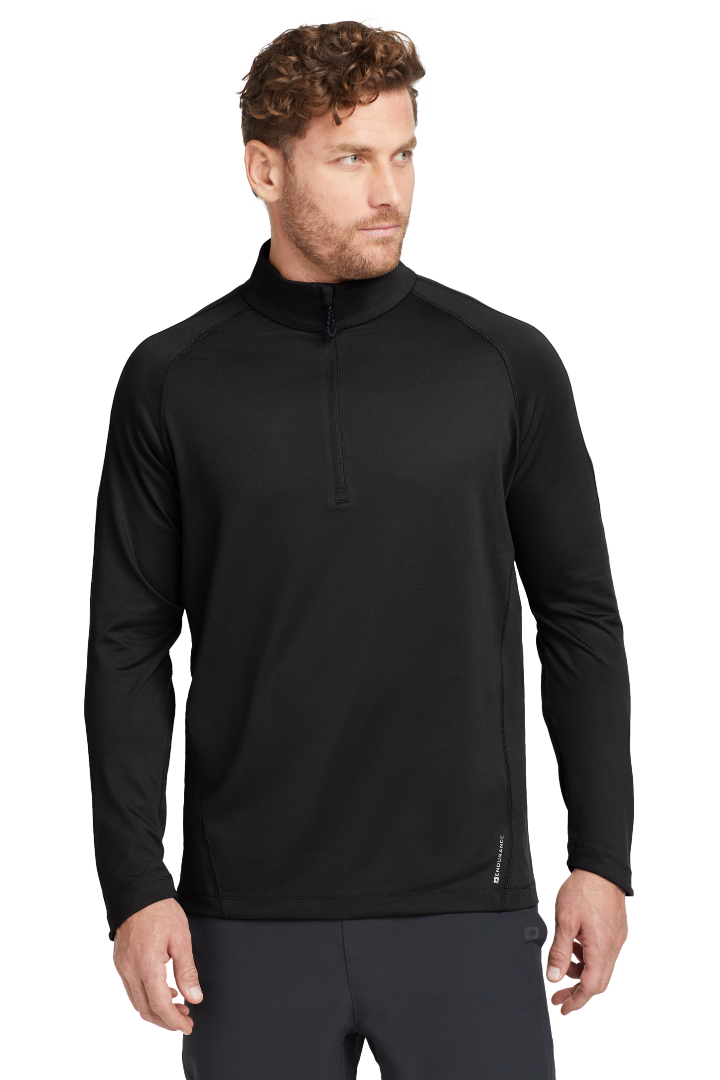OGIO® Radius 1/4-Zip - Blacktop