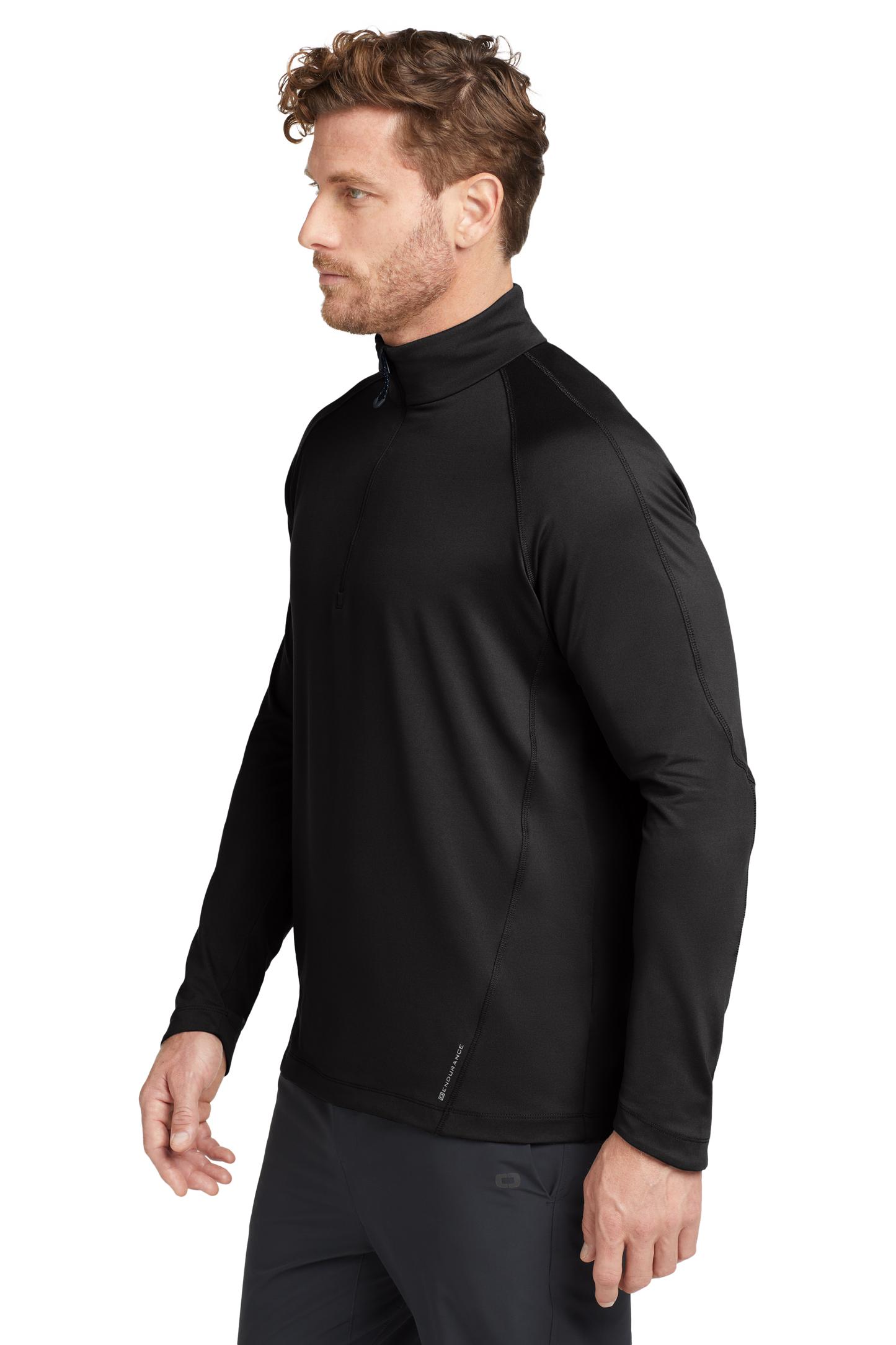 OGIO® Radius 1/4-Zip - Blacktop