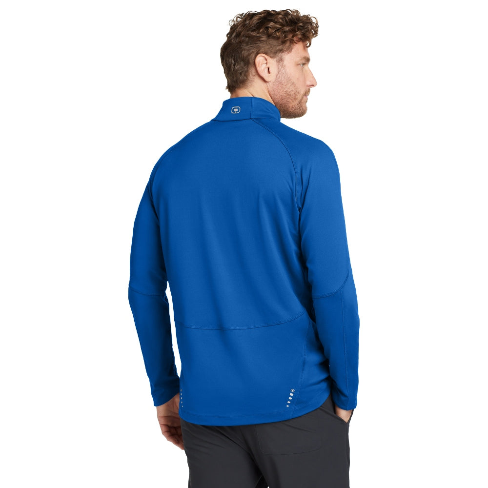 OGIO® Radius 1/4-Zip - Electric Blue