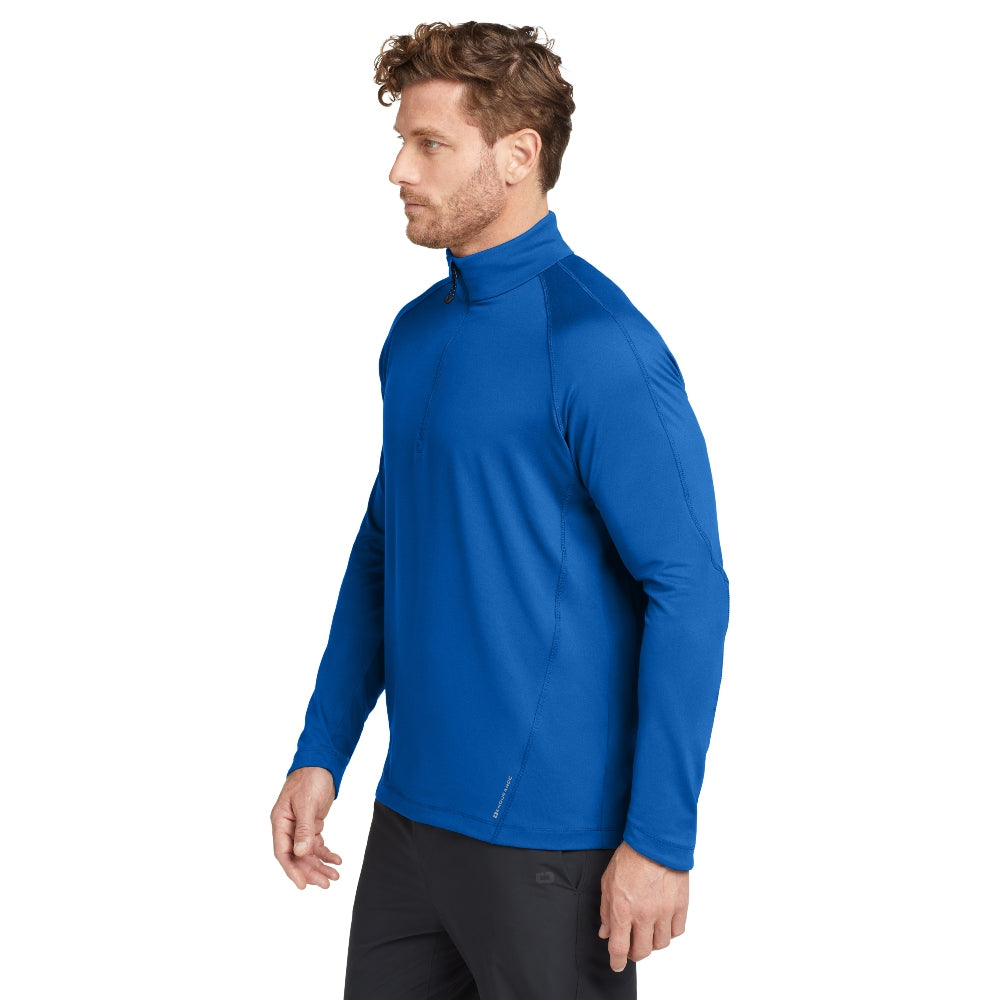 OGIO® Radius 1/4-Zip - Electric Blue