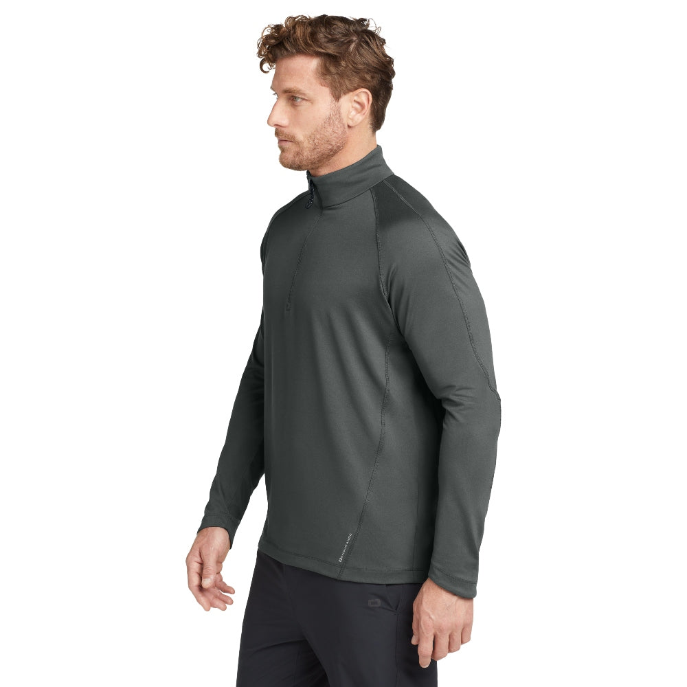 OGIO® Radius 1/4-Zip - Gear Grey