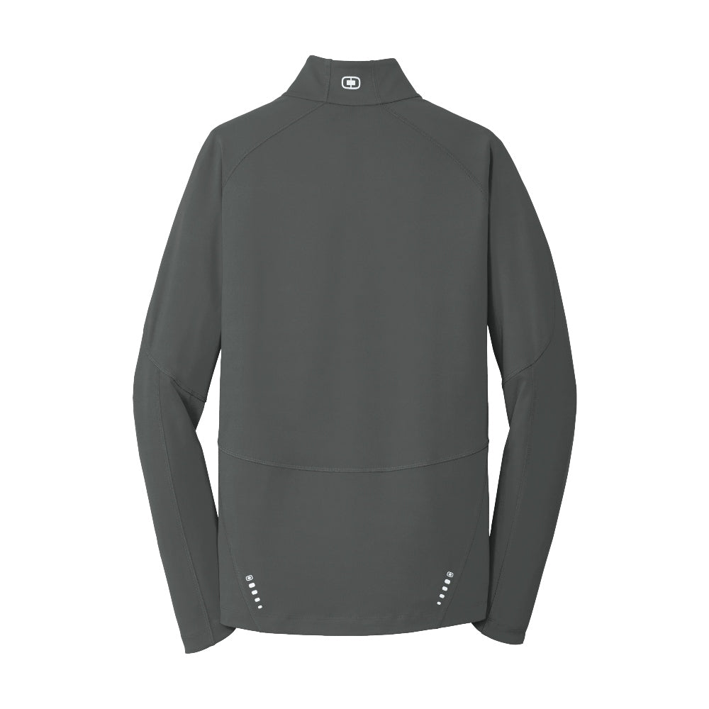 OGIO® Radius 1/4-Zip - Gear Grey