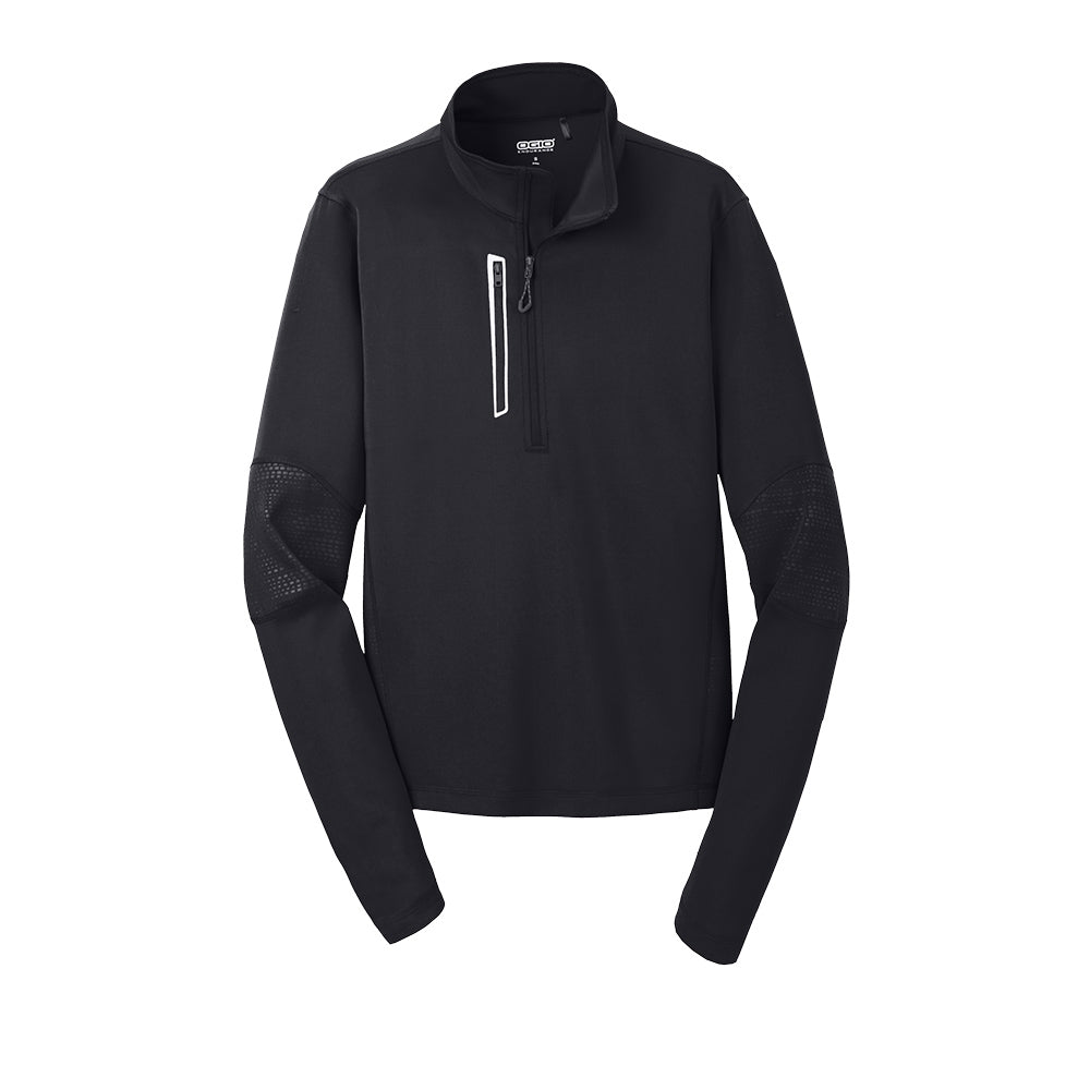 OGIO® Fulcrum 1/4-Zip - Blacktop