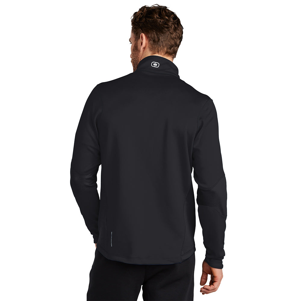 OGIO® Fulcrum 1/4-Zip - Blacktop