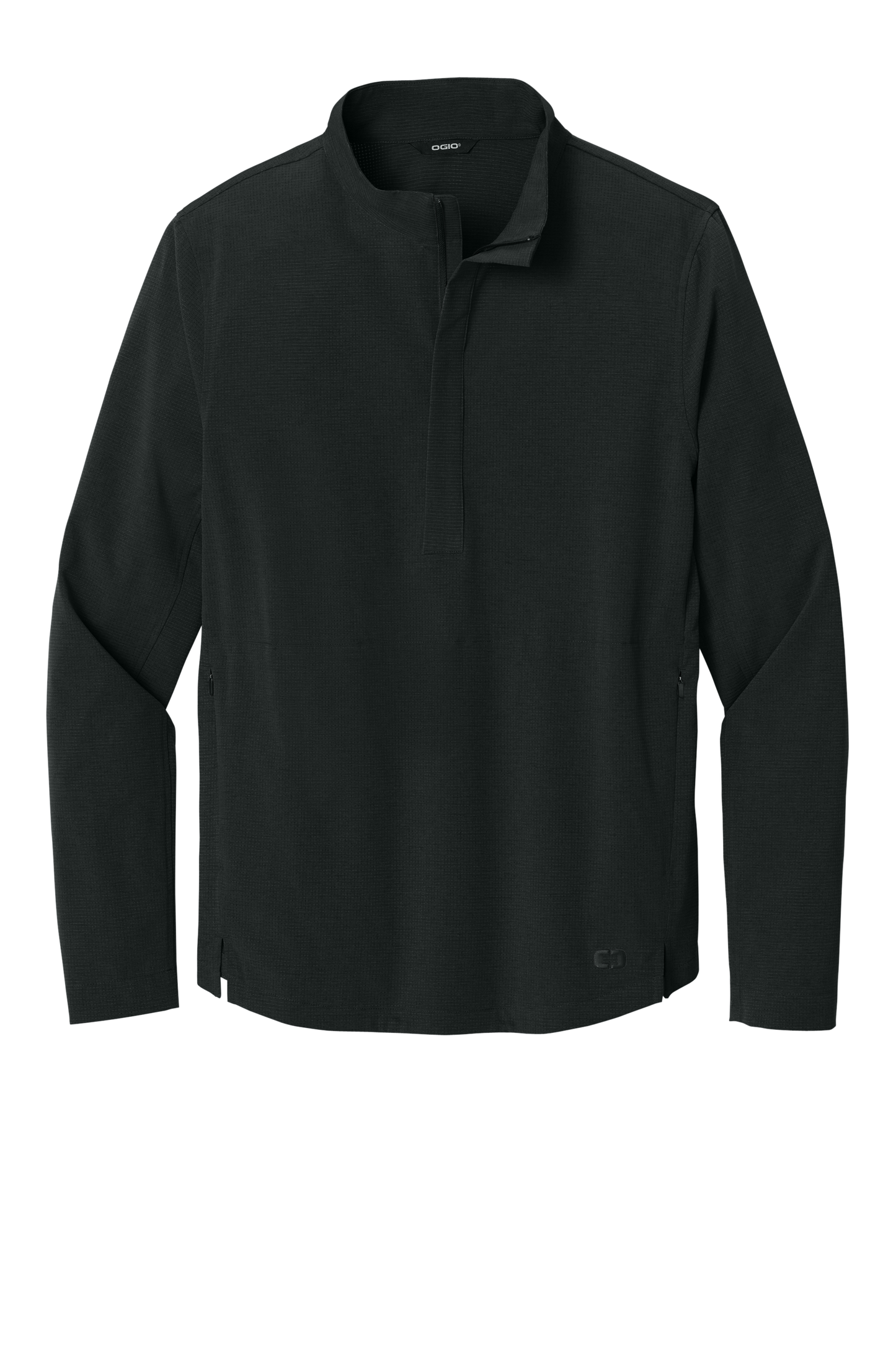 OGIO® Aspect 12-Zip Pullover - Blacktop