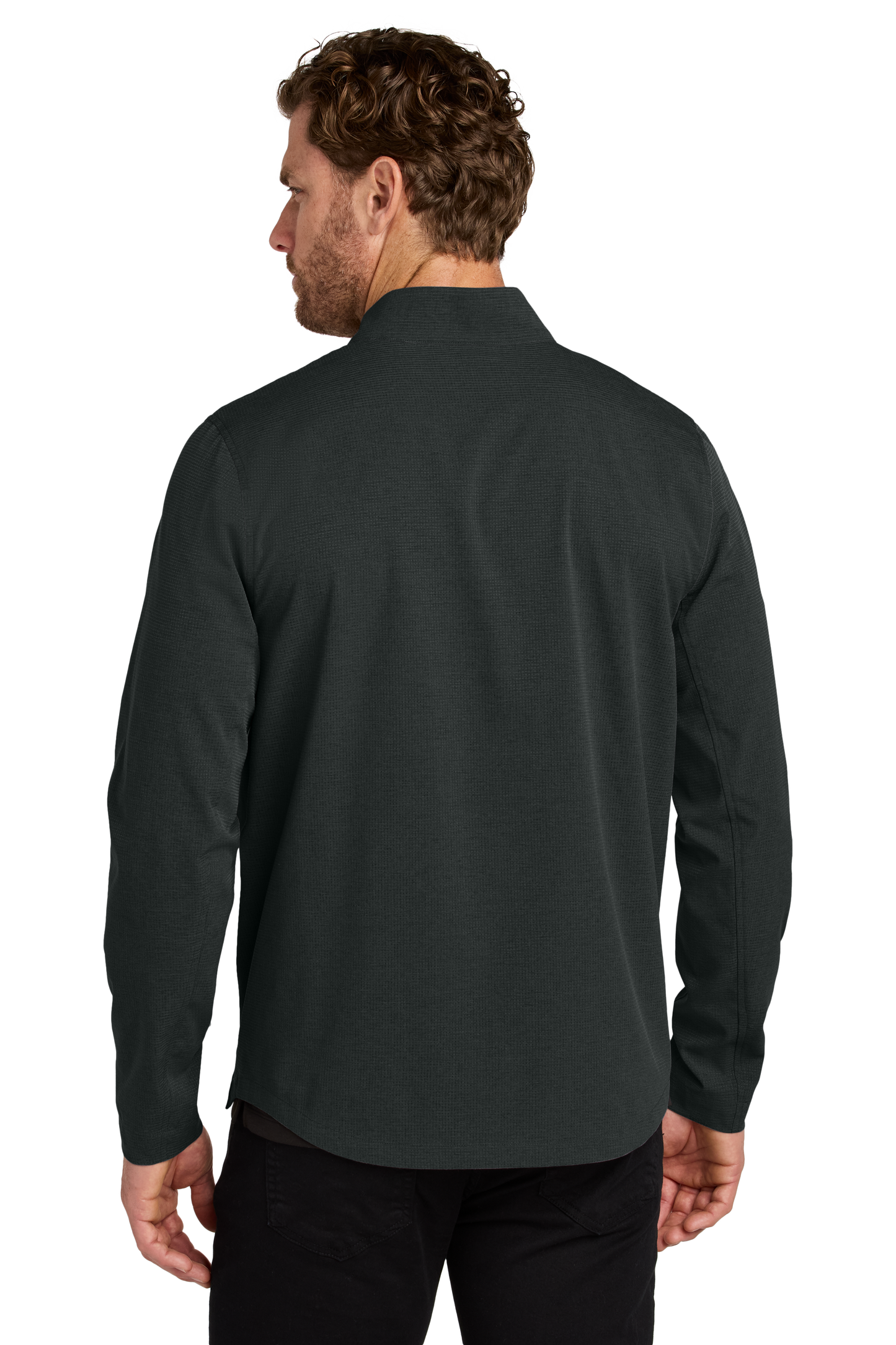 OGIO® Aspect 12-Zip Pullover - Blacktop