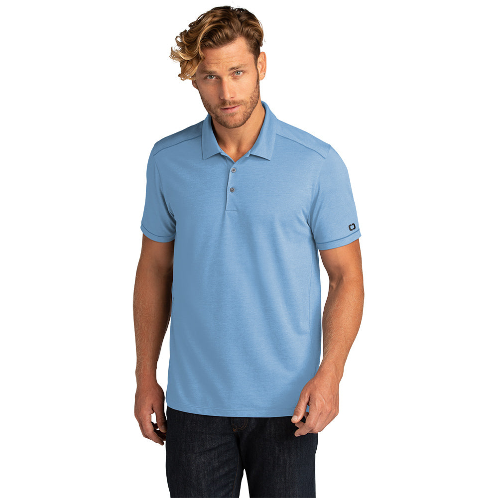 OGIO ® Code Stretch Polo - Force Blue Heather