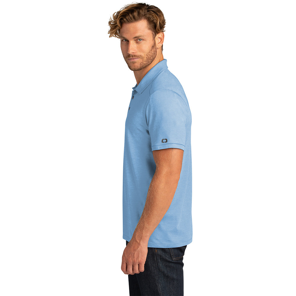 OGIO ® Code Stretch Polo - Force Blue Heather