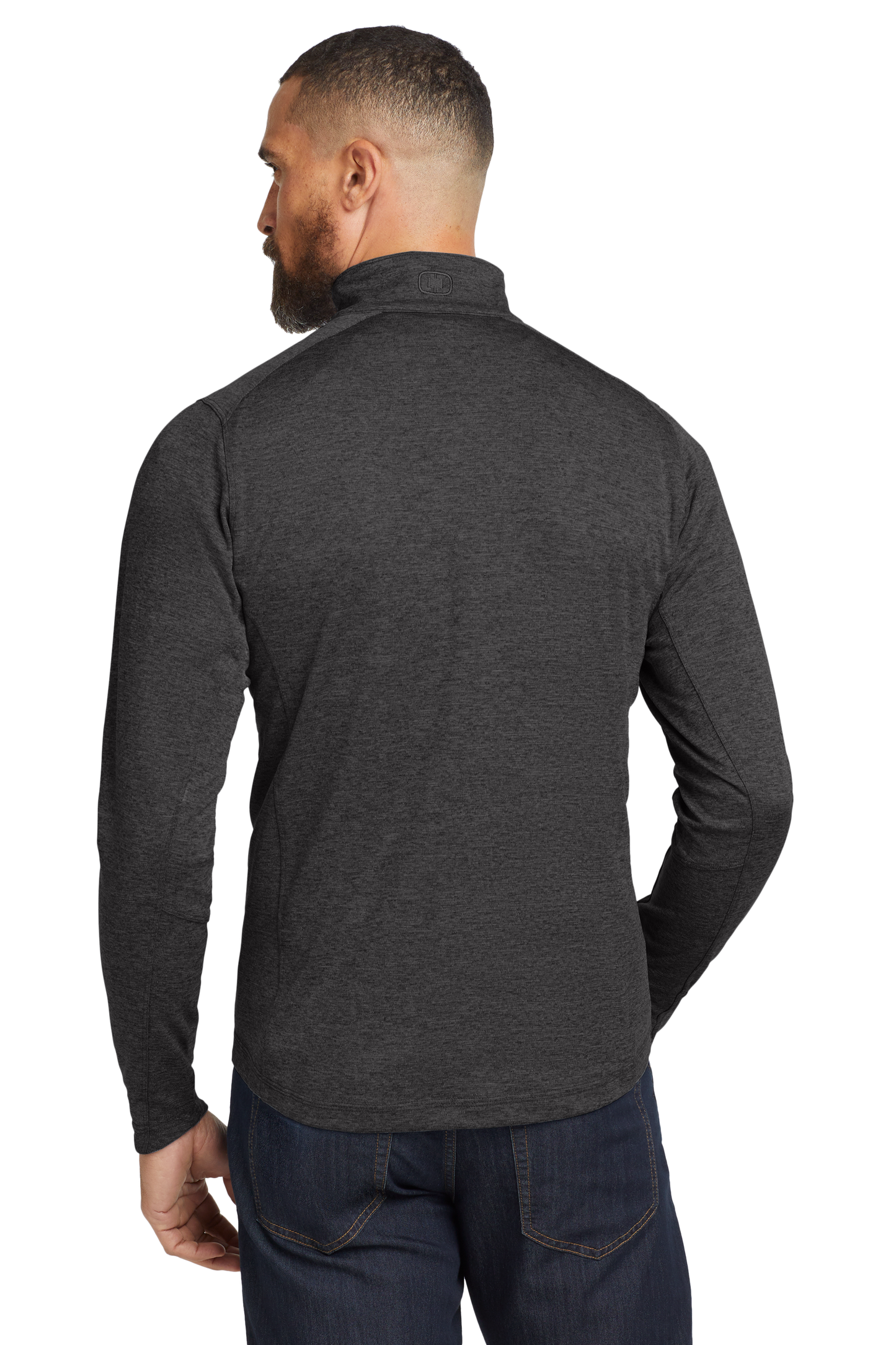 OGIO® Pixel 1/4-Zip - Blacktop