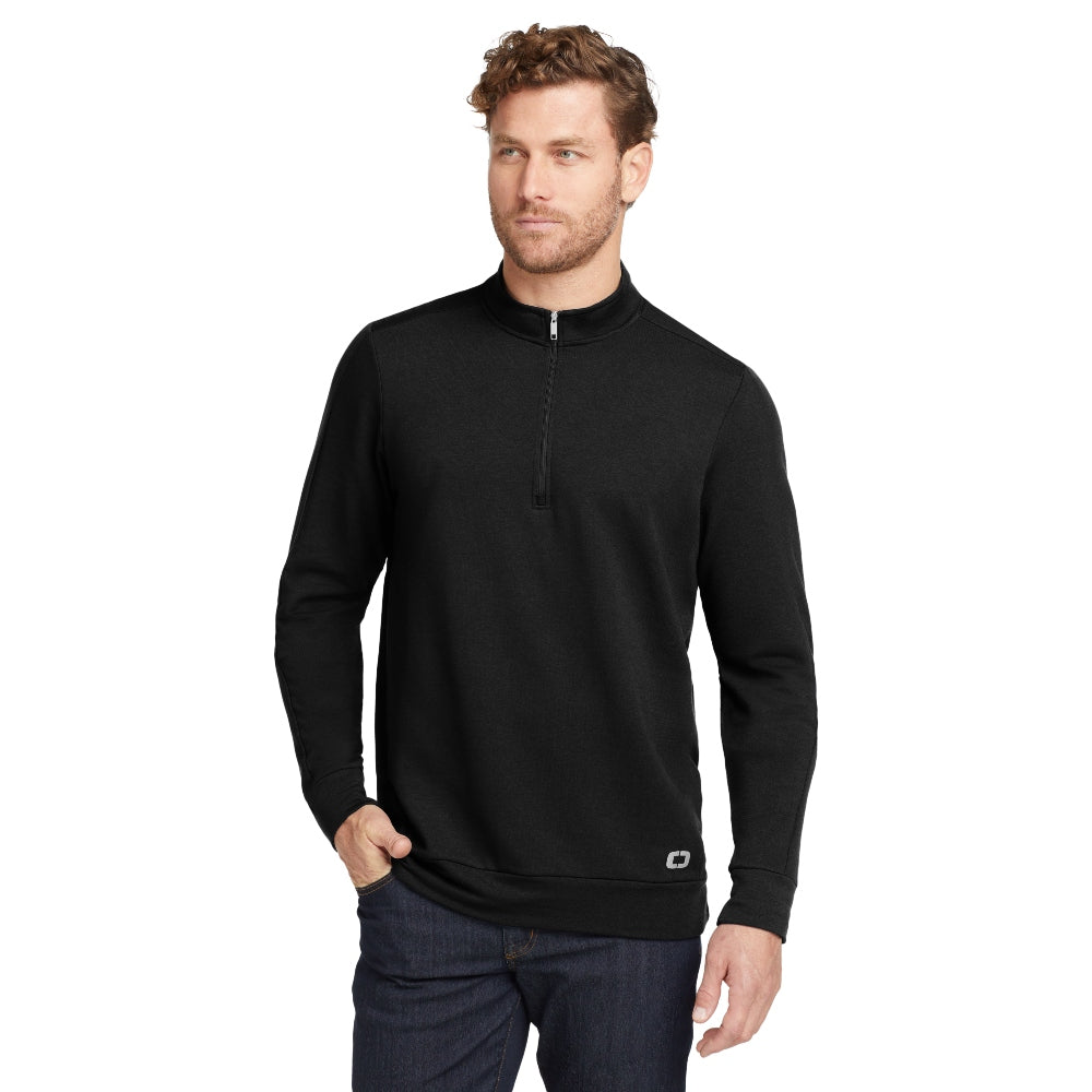OGIO® Luuma 1/2-Zip Fleece - Blacktop