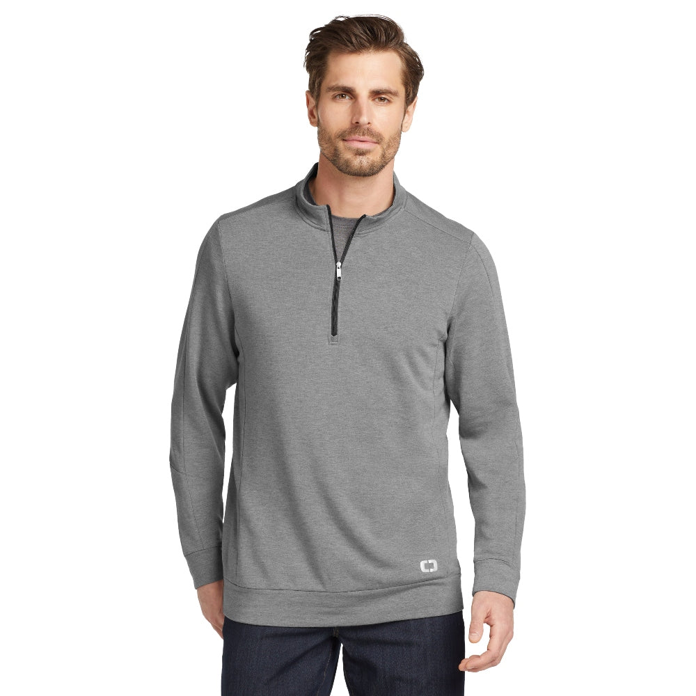 OGIO® Luuma 1/2-Zip Fleece - Petro Grey Heather