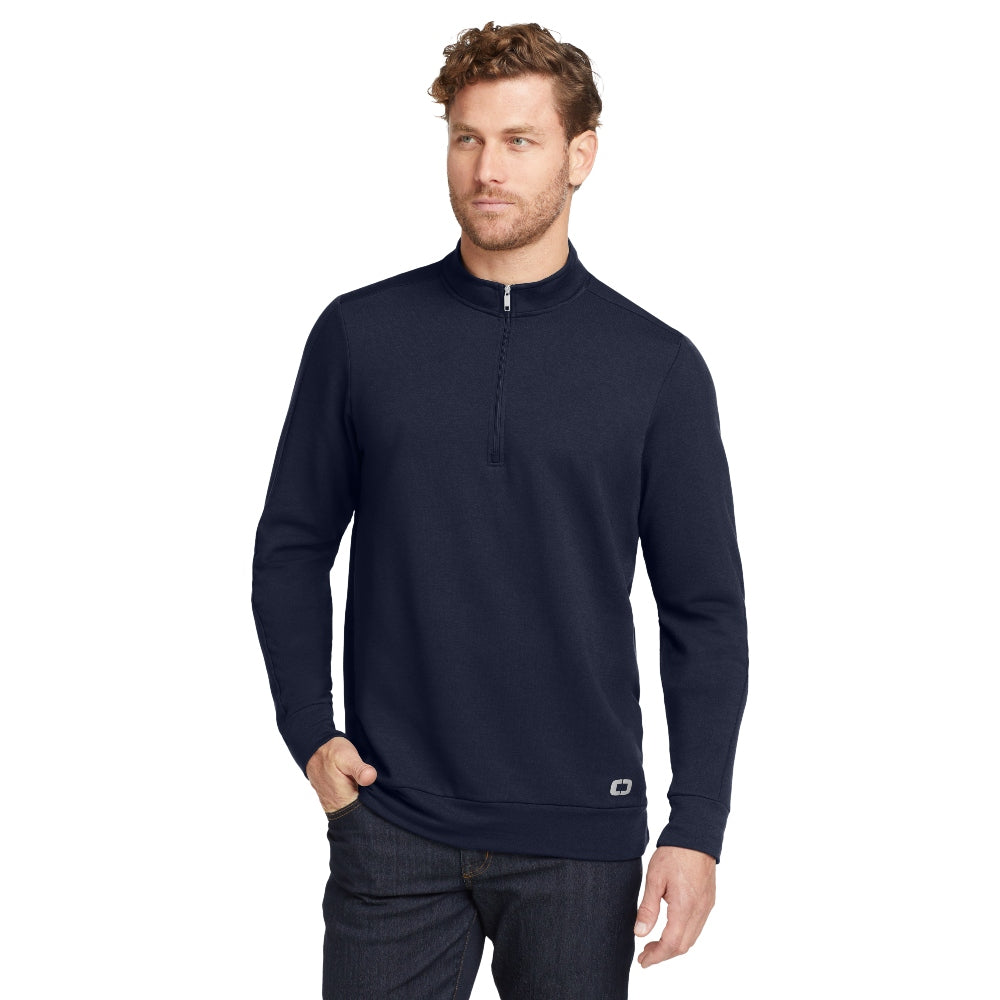 OGIO® Luuma 1/2-Zip Fleece - River Blue Navy
